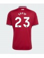 Muži Futbalové oblečenie Manchester United Luke Shaw #23 2026-27 Krátky Rukáv - Domáci